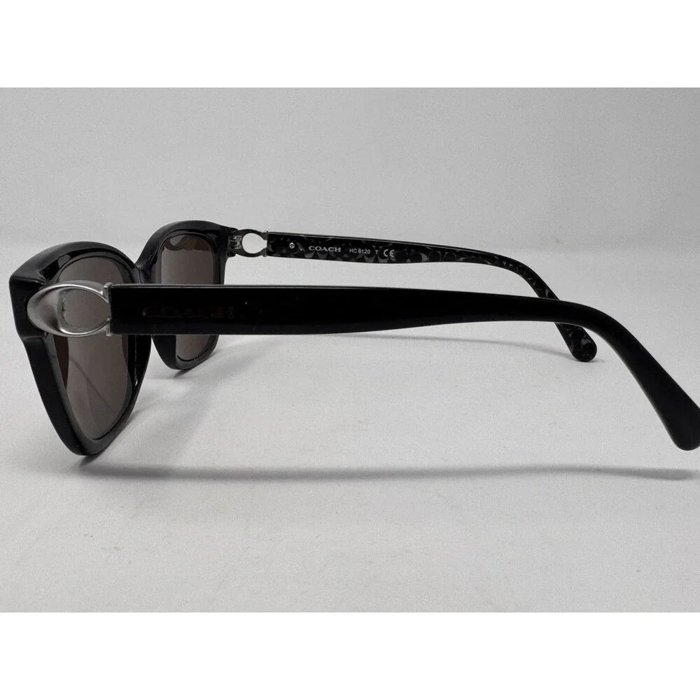Coach Eyeglasses Frames HC6120 5510 Polished Black Cat Eye Full Rim 54-16-140